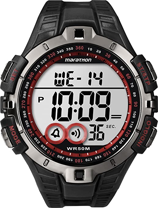 3- Reloj digital: Timex Marathon T5K423 