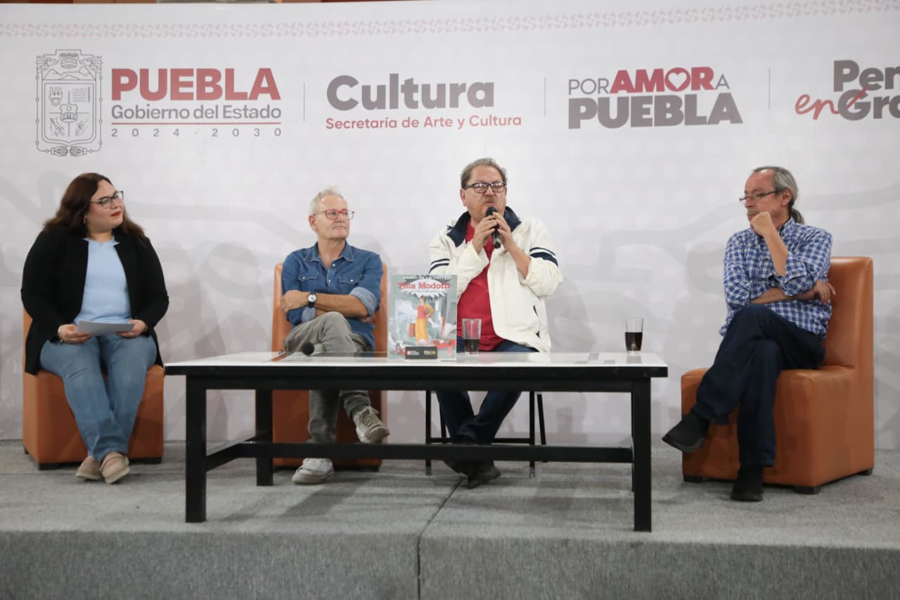Paco Ignacio Taibo II visita Puebla y presenta: "Tina Modotti. Una mujer del Siglo XX"