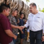 Con módulos de maquinaria se rehabilitan y construyen carreteras en Tenampulco