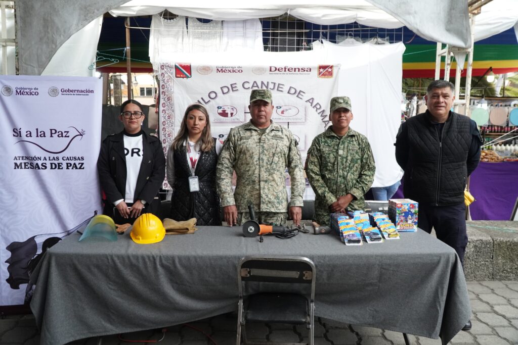 COORDINACIÓN INTERINSTITUCIONAL PROMUEVE CAMPAÑA DE DESARME EN HUAUCHINANGO