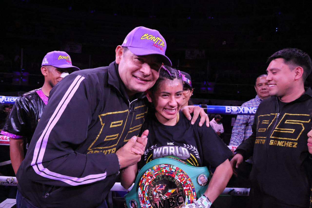 CONQUISTA "LA BONITA" SÁNCHEZ TÍTULO MUNDIAL EN UN AMBIENTE DE FIESTA