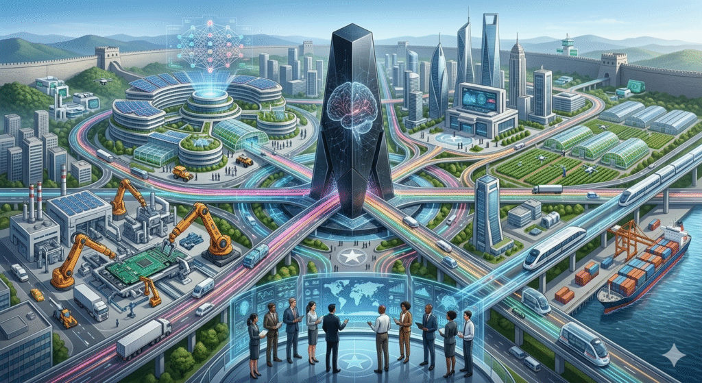 El "Salto Gran Motor": Cómo China está convirtiendo la IA en su nueva Máquina de Vapor