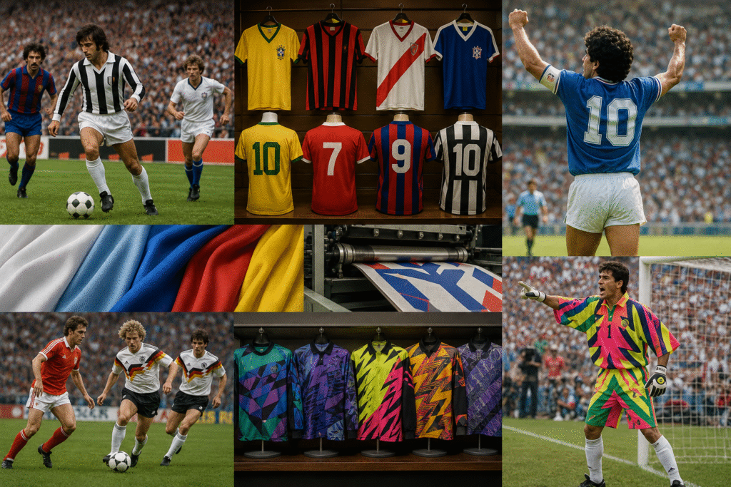 La sorprendente evolución de los uniformes de futbol