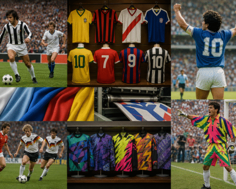 La sorprendente evolución de los uniformes de futbol