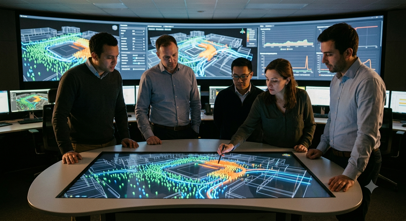 Réplicas Virtuales al Servicio de la Seguridad: Los Gemelos Digitales Revolucionan la Logística del Mundial 2026
