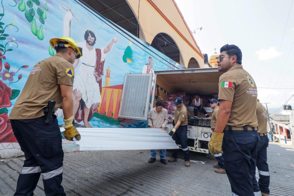 TRAS CONTINGENCIA, SE RECUPERAN HOGARES AFECTADOS EN PANTEPEC CON APOYOS DEL GOBIERNO ESTATAL