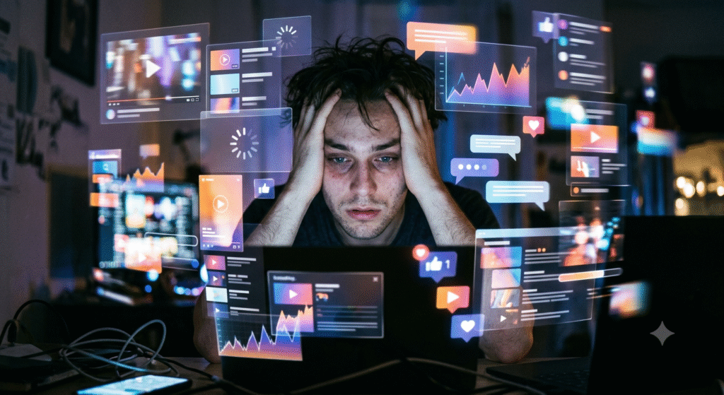 La fatiga digital: cuando el contenido ya no entretiene, solo cansa