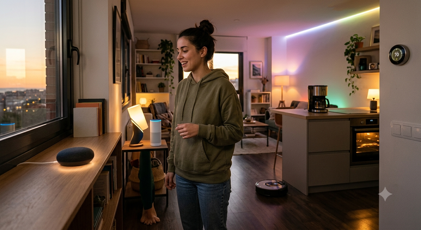 ¿Es factible pilotar una vivienda inteligente usando únicamente la voz?