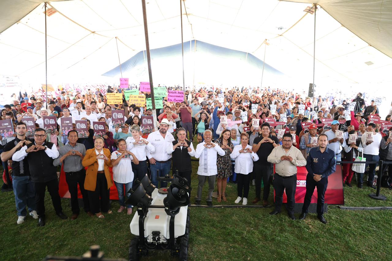 GOBIERNO DEL ESTADO TRANSFORMA VIDAS DE FAMILIAS CON APOYO AL CAMPO