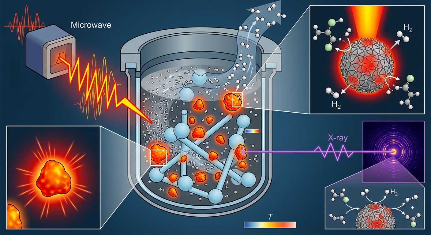 Del microondas al motor: El hallazgo que abaratará el hidrógeno verde